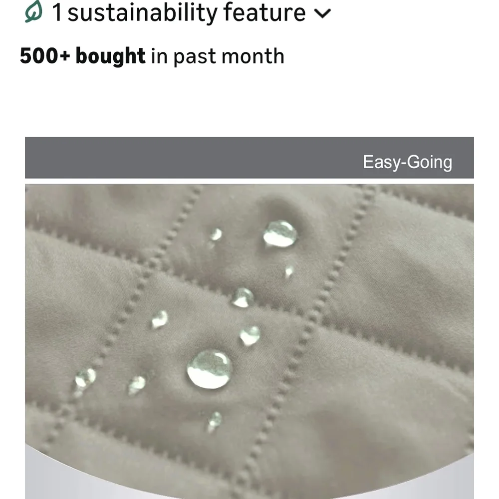 Reversible Beige Sofa Cover